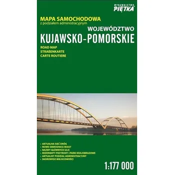 Cestování Województwo Kujawsko-Pomorskie 1:177 000 mapa