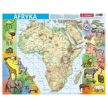 Puzzle Puzzle ramkowe - Afryka fizyczna