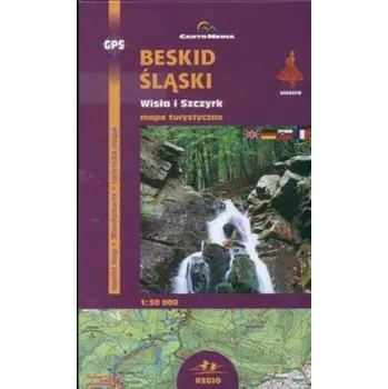 Cestování Beskid Śląski. Wisła i Szczyrk mapa