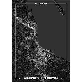 Set školních potřeb Plakat dekoracyjny - Gdańsk, Gdyni, Sopt