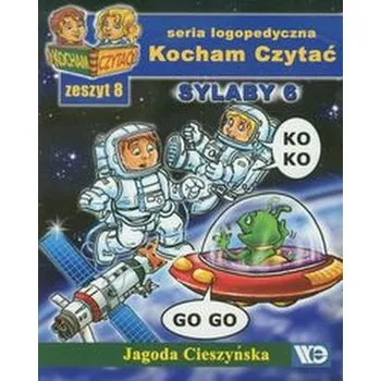 Set školních potřeb Kocham Czytać Zeszyt 8 Sylaby 6 - Cieszyńska Jagoda