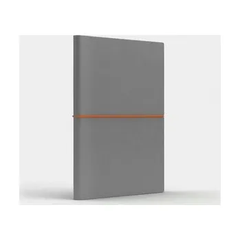 Set školních potřeb Notatnik A5 Fun M kratka jasnoszary/pomarańczowy