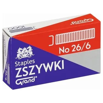 Set školních potřeb Zszywki 26/6 (1000szt*10) GRAND