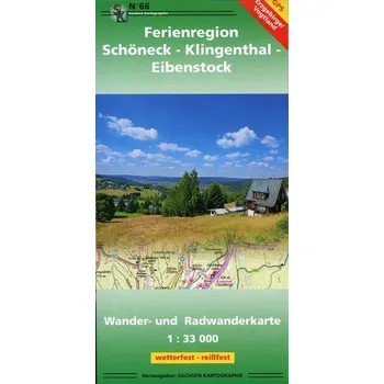Ferienregion Schöneck - Klingenthal - Eibenstock 1 : 33 000