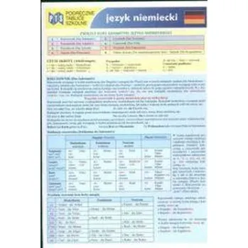 Německý jazyk Podręczne Tablice Szkolne - Niemiecki - Jadwiga Cymbor-Pasińska