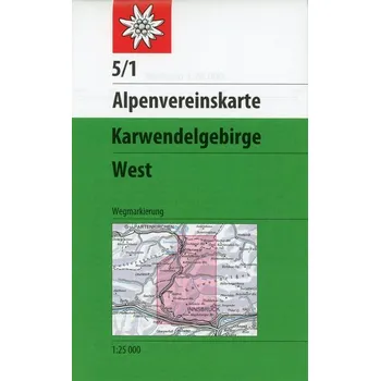 Karwendelgebirge - Westliches Blatt - Deutscher Alpenverein