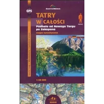 Cestování Mapa - Tatry w całości