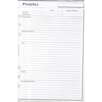 Set školních potřeb Wkład do organizera A5 Projekty ANTRA