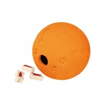 Hračka pro psa Labyrint-Snacky míč na pamlsky 7cm oranžová 1ks