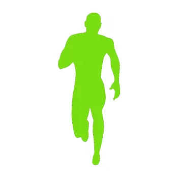 Polep vozidla Běžec 005 levá (04 - zelená kawasaki) SAMOLEPKA NA AUTO, NÁLEPKA, FÓLIE, POLEP, TUNING, VLASTNÍ TEXT, TISK, AUTOSAMOLEPKY.cz, POLEPY, OBRÁZEK, LOGO, 3D STICKERS