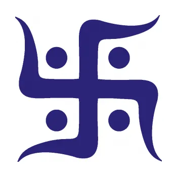 samolepka Náboženský symbol Džinismus Svastika (22 - střední modrá) SAMOLEPKA NA AUTO, NÁLEPKA, FÓLIE, POLEP, TUNING, VLASTNÍ TEXT, TISK, AUTOSAMOLEPKY.cz, POLEPY, OBRÁZEK, LOGO, 3D STICKERS