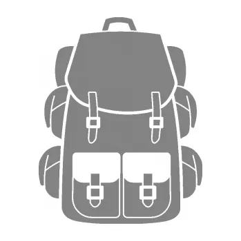 Samolepící dekorace SAMOLEPKA Batoh 001 (17 - šedá) NA AUTO, NÁLEPKA, FÓLIE, POLEP, TUNING, VLASTNÍ TEXT, TISK, AUTOSAMOLEPKY.cz, POLEPY, OBRÁZEK, LOGO, SAMOLEPKY