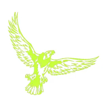 Samolepicí dekorace na vozidlo Predators 044 pravá (27 - limetová) SAMOLEPKA NA AUTO, NÁLEPKA, FÓLIE, POLEP, TUNING, VLASTNÍ TEXT, TISK, AUTOSAMOLEPKY.cz, POLEPY, OBRÁZEK, LOGO, 3D STICKERS