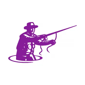 Polep vozidla SAMOLEPKA Rybář 015 pravá s udicí (14 - fialová) NA AUTO, NÁLEPKA, FÓLIE, POLEP, TUNING, VLASTNÍ TEXT, TISK, AUTOSAMOLEPKY.cz, POLEPY, OBRÁZEK, LOGO, SAMOLEPKY