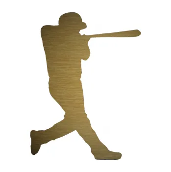 Samolepicí dekorace na vozidlo Baseball 009 pravá (64 - škrábaný kov zlatý) SAMOLEPKA NA AUTO, NÁLEPKA, FÓLIE, POLEP, TUNING, VLASTNÍ TEXT, TISK, AUTOSAMOLEPKY.cz, POLEPY, OBRÁZEK, LOGO, 3D STICKERS