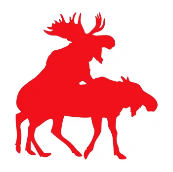 Samolepící dekorace SAMOLEPKA Losí láska 001 pravá (10 - červená) NA AUTO, NÁLEPKA, FÓLIE, POLEP, TUNING, VLASTNÍ TEXT, TISK, AUTOSAMOLEPKY.cz, POLEPY, OBRÁZEK, LOGO, SAMOLEPKY