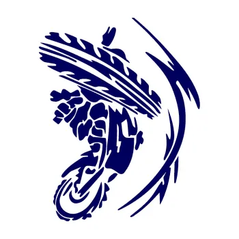 Samolepící dekorace Motorka 010 pravá (23 - tmavě modrá) SAMOLEPKA NA AUTO, NÁLEPKA, FÓLIE, POLEP, TUNING, VLASTNÍ TEXT, TISK, AUTOSAMOLEPKY.cz, POLEPY, OBRÁZEK, LOGO, 3D STICKERS