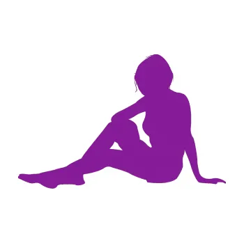 Polep vozidla Erotická žena 049 levá (14 - fialová) SAMOLEPKA NA AUTO, NÁLEPKA, FÓLIE, POLEP, TUNING, VLASTNÍ TEXT, TISK, AUTOSAMOLEPKY.cz, POLEPY, OBRÁZEK, LOGO, 3D STICKERS