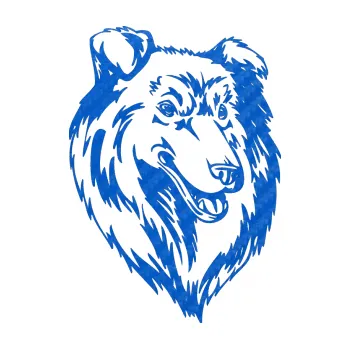 Polep vozidla SAMOLEPKA Pes 036 pravá Kolie (57 - 3D karbon modrý) NA AUTO, NÁLEPKA, FÓLIE, POLEP, TUNING, VLASTNÍ TEXT, TISK, AUTOSAMOLEPKY.cz, POLEPY, OBRÁZEK, LOGO, SAMOLEPKY