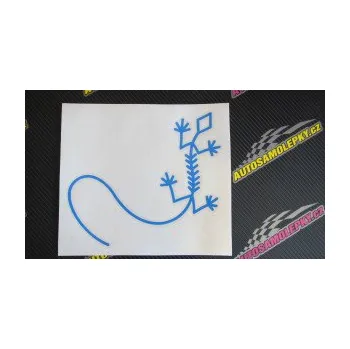 Samolepící dekorace SAMOLEPKA Ještěrka 007 pravá (17 - šedá) NA AUTO, NÁLEPKA, FÓLIE, POLEP, TUNING, VLASTNÍ TEXT, TISK, AUTOSAMOLEPKY.cz, POLEPY, OBRÁZEK, LOGO, SAMOLEPKY