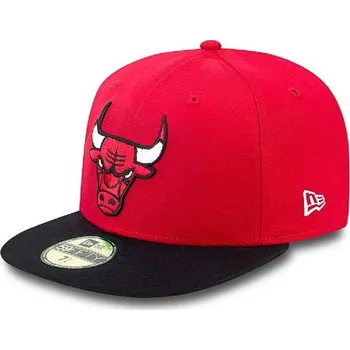 Kšiltovka Kšiltovka New Era 5950 NBA Basic Chicago Bulls Red Black