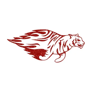 Samolepicí dekorace na vozidlo Animal flames 021 pravá tygr (86 - Ultra Metalic červená) SAMOLEPKA NA AUTO, NÁLEPKA, FÓLIE, POLEP, TUNING, VLASTNÍ TEXT, TISK, AUTOSAMOLEPKY.cz, POLEPY, OBRÁZEK, LOGO, 3D STICKERS