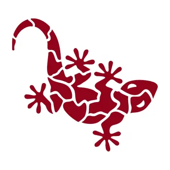 Samolepící dekorace SAMOLEPKA Ještěrka 015 pravá (07 - bordó vínová) NA AUTO, NÁLEPKA, FÓLIE, POLEP, TUNING, VLASTNÍ TEXT, TISK, AUTOSAMOLEPKY.cz, POLEPY, OBRÁZEK, LOGO, SAMOLEPKY