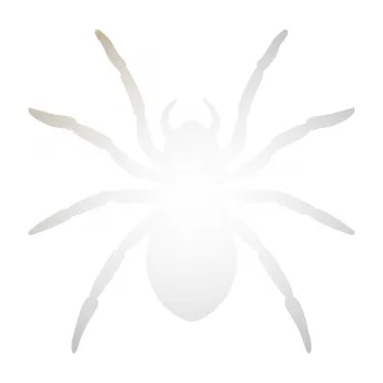 Samolepící dekorace SAMOLEPKA Pavouk 015 (82 - odrazková reflexní bílá) NA AUTO, NÁLEPKA, FÓLIE, POLEP, TUNING, VLASTNÍ TEXT, TISK, AUTOSAMOLEPKY.cz, POLEPY, OBRÁZEK, LOGO, SAMOLEPKY