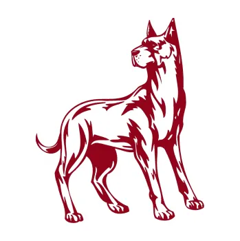 Polep vozidla SAMOLEPKA Pes 041 pravá (07 - bordó vínová) NA AUTO, NÁLEPKA, FÓLIE, POLEP, TUNING, VLASTNÍ TEXT, TISK, AUTOSAMOLEPKY.cz, POLEPY, OBRÁZEK, LOGO, SAMOLEPKY