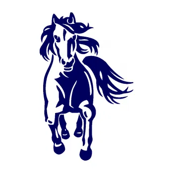 Samolepící dekorace SAMOLEPKA Kůň 077 levá (23 - tmavě modrá) NA AUTO, NÁLEPKA, FÓLIE, POLEP, TUNING, VLASTNÍ TEXT, TISK, AUTOSAMOLEPKY.cz, POLEPY, OBRÁZEK, LOGO, SAMOLEPKY