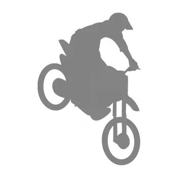 Samolepící dekorace SAMOLEPKA Motorka 016 pravá motokros (17 - šedá) NA AUTO, NÁLEPKA, FÓLIE, POLEP, TUNING, VLASTNÍ TEXT, TISK, AUTOSAMOLEPKY.cz, POLEPY, OBRÁZEK, LOGO, SAMOLEPKY