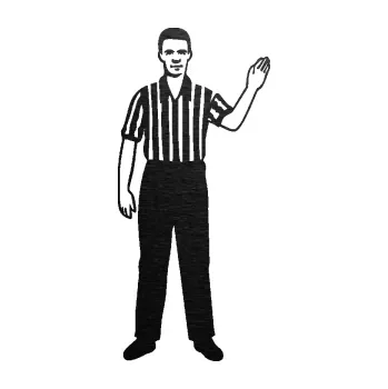 Samolepící dekorace SAMOLEPKA Rozhodčí 001 pravá (63 - škrábaný kov černý) NA AUTO, NÁLEPKA, FÓLIE, POLEP, TUNING, VLASTNÍ TEXT, TISK, AUTOSAMOLEPKY.cz, POLEPY, OBRÁZEK, LOGO, SAMOLEPKY