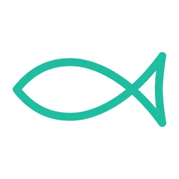 samolepka Jesus rybička 006 křesťanský symbol (25 - tyrkysová) SAMOLEPKA NA AUTO, NÁLEPKA, FÓLIE, POLEP, TUNING, VLASTNÍ TEXT, TISK, AUTOSAMOLEPKY.cz, POLEPY, OBRÁZEK, LOGO, 3D STICKERS