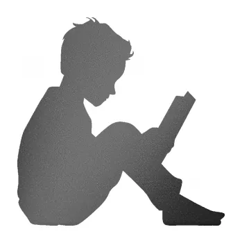 samolepka Děti silueta 002 pravá chlapec s knížkou (41 - grafitová metalíza) SAMOLEPKA NA AUTO, NÁLEPKA, FÓLIE, POLEP, TUNING, VLASTNÍ TEXT, TISK, AUTOSAMOLEPKY.cz, POLEPY, OBRÁZEK, LOGO, 3D STICKERS