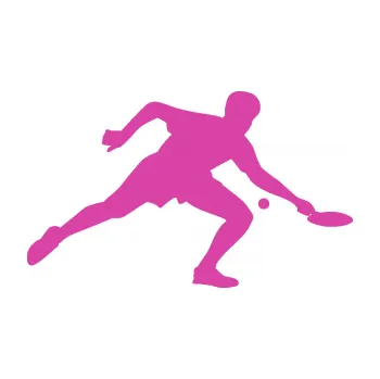 Polep vozidla SAMOLEPKA Ping pong 001 pravá (16 - růžová) NA AUTO, NÁLEPKA, FÓLIE, POLEP, TUNING, VLASTNÍ TEXT, TISK, AUTOSAMOLEPKY.cz, POLEPY, OBRÁZEK, LOGO, SAMOLEPKY