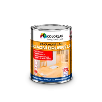 barva a nátěr na dřevo Colorlak ZÁKLADNÍ LAK C1036 nitrocelulózový základní lak na nábytek 0,75L