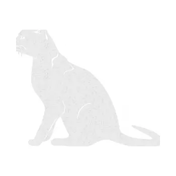 Samolepící dekorace SAMOLEPKA Kočka 021 levá (84 - Ultra Metalic bílá) NA AUTO, NÁLEPKA, FÓLIE, POLEP, TUNING, VLASTNÍ TEXT, TISK, AUTOSAMOLEPKY.cz, POLEPY, OBRÁZEK, LOGO, SAMOLEPKY