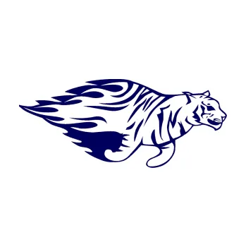 Samolepicí dekorace na vozidlo Animal flames 021 pravá tygr (23 - tmavě modrá) SAMOLEPKA NA AUTO, NÁLEPKA, FÓLIE, POLEP, TUNING, VLASTNÍ TEXT, TISK, AUTOSAMOLEPKY.cz, POLEPY, OBRÁZEK, LOGO, 3D STICKERS