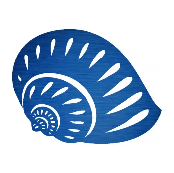 Samolepící dekorace SAMOLEPKA Mušle 004 pravá ulita (65 - škrábaný kov modrý) NA AUTO, NÁLEPKA, FÓLIE, POLEP, TUNING, VLASTNÍ TEXT, TISK, AUTOSAMOLEPKY.cz, POLEPY, OBRÁZEK, LOGO, SAMOLEPKY