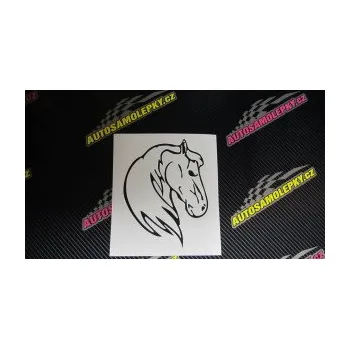 Samolepící dekorace SAMOLEPKA Kůň 026 pravá (17 - šedá) NA AUTO, NÁLEPKA, FÓLIE, POLEP, TUNING, VLASTNÍ TEXT, TISK, AUTOSAMOLEPKY.cz, POLEPY, OBRÁZEK, LOGO, SAMOLEPKY