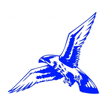 Samolepicí dekorace na vozidlo Predators 026 levá (19 - modrá dynamic) SAMOLEPKA NA AUTO, NÁLEPKA, FÓLIE, POLEP, TUNING, VLASTNÍ TEXT, TISK, AUTOSAMOLEPKY.cz, POLEPY, OBRÁZEK, LOGO, 3D STICKERS