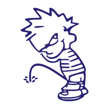 Samolepicí dekorace na vozidlo Boy čůrá 002 levá (22 - střední modrá) SAMOLEPKA NA AUTO, NÁLEPKA, FÓLIE, POLEP, TUNING, VLASTNÍ TEXT, TISK, AUTOSAMOLEPKY.cz, POLEPY, OBRÁZEK, LOGO, 3D STICKERS