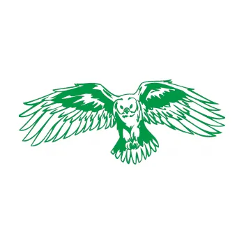 Samolepicí dekorace na vozidlo Predators 077 levá sova (12 - zelená) SAMOLEPKA NA AUTO, NÁLEPKA, FÓLIE, POLEP, TUNING, VLASTNÍ TEXT, TISK, AUTOSAMOLEPKY.cz, POLEPY, OBRÁZEK, LOGO, 3D STICKERS