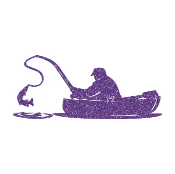 Polep vozidla SAMOLEPKA Rybář 017 levá rybolov v lodičce (87 - Ultra Metalic fialová) NA AUTO, NÁLEPKA, FÓLIE, POLEP, TUNING, VLASTNÍ TEXT, TISK, AUTOSAMOLEPKY.cz, POLEPY, OBRÁZEK, LOGO, SAMOLEPKY