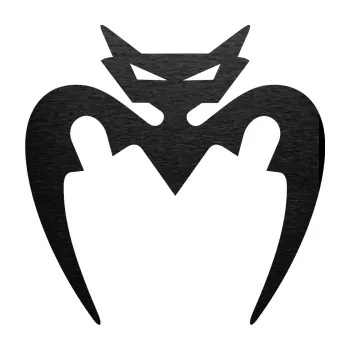 Samolepící dekorace SAMOLEPKA Netopýr 001 (63 - škrábaný kov černý) NA AUTO, NÁLEPKA, FÓLIE, POLEP, TUNING, VLASTNÍ TEXT, TISK, AUTOSAMOLEPKY.cz, POLEPY, OBRÁZEK, LOGO, SAMOLEPKY