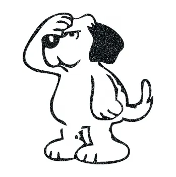 Polep vozidla SAMOLEPKA Pes 082 levá (85 - Ultra Metalic černá) NA AUTO, NÁLEPKA, FÓLIE, POLEP, TUNING, VLASTNÍ TEXT, TISK, AUTOSAMOLEPKY.cz, POLEPY, OBRÁZEK, LOGO, SAMOLEPKY