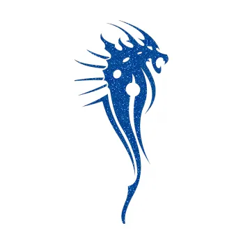 Samolepicí dekorace na vozidlo Dragon 026 pravá (88 - Ultra Metalic modrá) SAMOLEPKA NA AUTO, NÁLEPKA, FÓLIE, POLEP, TUNING, VLASTNÍ TEXT, TISK, AUTOSAMOLEPKY.cz, POLEPY, OBRÁZEK, LOGO, 3D STICKERS