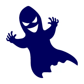 Samolepící dekorace Duch 007 levá (23 - tmavě modrá) SAMOLEPKA NA AUTO, NÁLEPKA, FÓLIE, POLEP, TUNING, VLASTNÍ TEXT, TISK, AUTOSAMOLEPKY.cz, POLEPY, OBRÁZEK, LOGO, 3D STICKERS