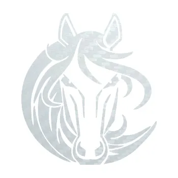 Samolepící dekorace SAMOLEPKA Kůň 043 levá (51 - 3D karbon bílý) NA AUTO, NÁLEPKA, FÓLIE, POLEP, TUNING, VLASTNÍ TEXT, TISK, AUTOSAMOLEPKY.cz, POLEPY, OBRÁZEK, LOGO, SAMOLEPKY