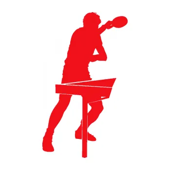 Polep vozidla SAMOLEPKA Ping pong 003 pravá (10 - červená) NA AUTO, NÁLEPKA, FÓLIE, POLEP, TUNING, VLASTNÍ TEXT, TISK, AUTOSAMOLEPKY.cz, POLEPY, OBRÁZEK, LOGO, SAMOLEPKY